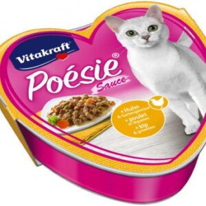 Vitakraft Poésie Sauce baromfival és zöldségekkel macskáknak 85 g