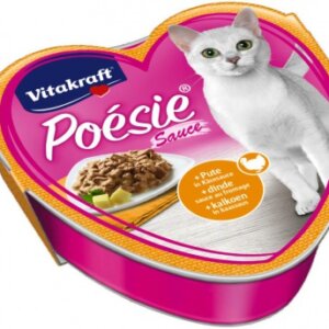 Vitakraft Poésie Sauce pulykával és sajttal macskáknak 85 g