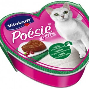 Vitakraft Poésie Gelée vadhússal és áfonyazselében macskáknak 85 g