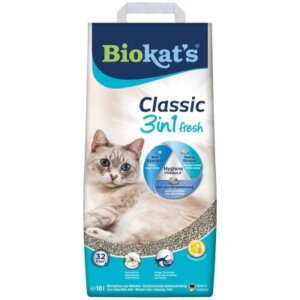 Biokat's Classic 3in1 Fresh Cotton Blossom macskaalom 9 kg / 10 l