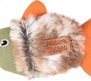 Flamingo Delight plüss hal macskajáték 13 cm