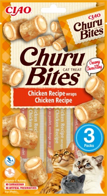 Inaba Cat Ciao Churu Bites - csirke 3 x 10 g