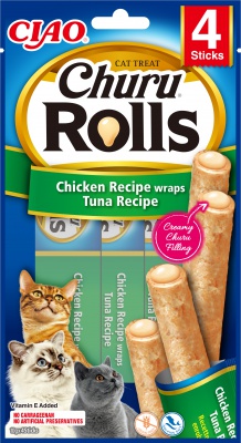 Inaba Cat Ciao Churu Rolls - tonhal 4 x 10 g