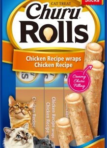 Inaba Cat Ciao Churu Rolls - csirke 4 x 10 g