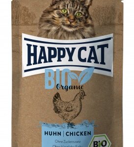 Happy Cat Bio Organic alutasakos eledel - csirkével 85 g