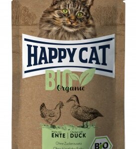 Happy Cat Bio Organic alutasakos eledel - csirkével és kacsával 85 g