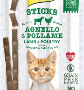 GimCat Sticks bárány és baromfi 4 x 20 g