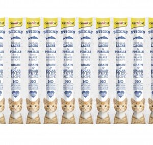 GimCat Sticks - lazac-pisztráng 10 db