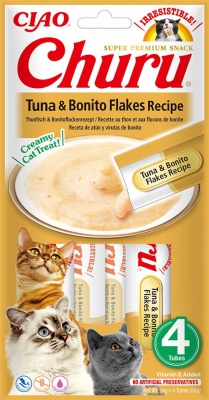 Inaba Cat Ciao Churu - tonhal-bonito 4 x 14 g