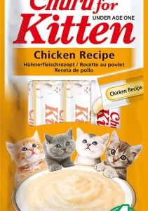 Inaba Cat Ciao Churu kölyök - Csirke 4 x 14 g