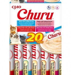 Inaba Cat Ciao Churu tonhal - tenger gyümölcsei mix 20 x 14 g