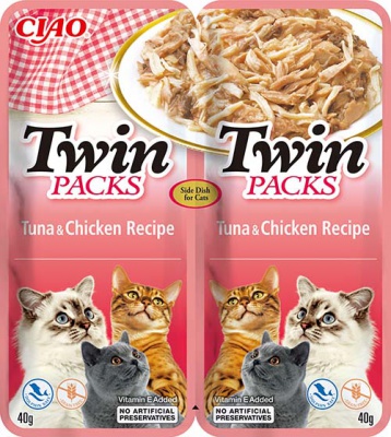 Inaba Cat Ciao Churu Twin Packs - tonhal-csirke 2 x 40 g