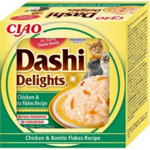 Inaba Cat Ciao Dashi Delights - csirke-bonito pehely 70 g