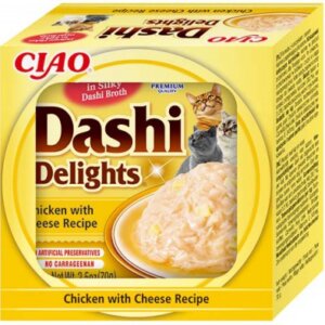 Inaba Cat Ciao Dashi Delights - csirke-sajt 70 g