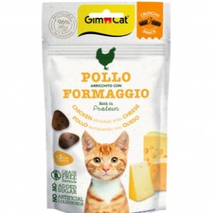 GimCat Crunchy Snack - csirke-sajt 50 g