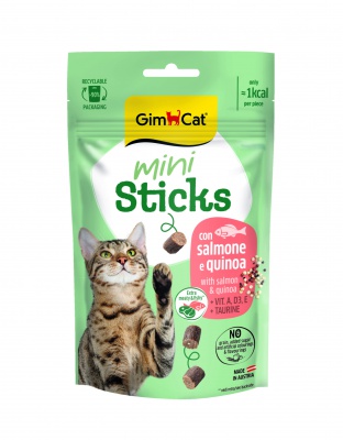 GimCat Mini Sticks - lazac-quinoa 50 g