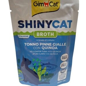 GimCat ShinCat Broth Tonno Pinne Gialle con Quinoa - leves sárgaúszójú tonhallal és kinoával 70 g