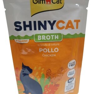 GimCat ShinyCat Broth Pollo - leves csirkével 70 g
