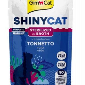 GimCat ShinyCat Sterilized Broth Tonnetto - leves tonhallal 70 g