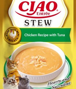 Inaba Cat Ciao Entrée Stew Chicken with Tuna - csirke-tonhal 40 g