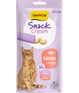 GimCat Snack Cream Salmon 6 x 15 g