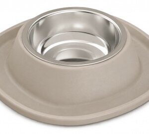 ZooBeeDoo etetőtál Soft Touch Inox bézs 0.23 l