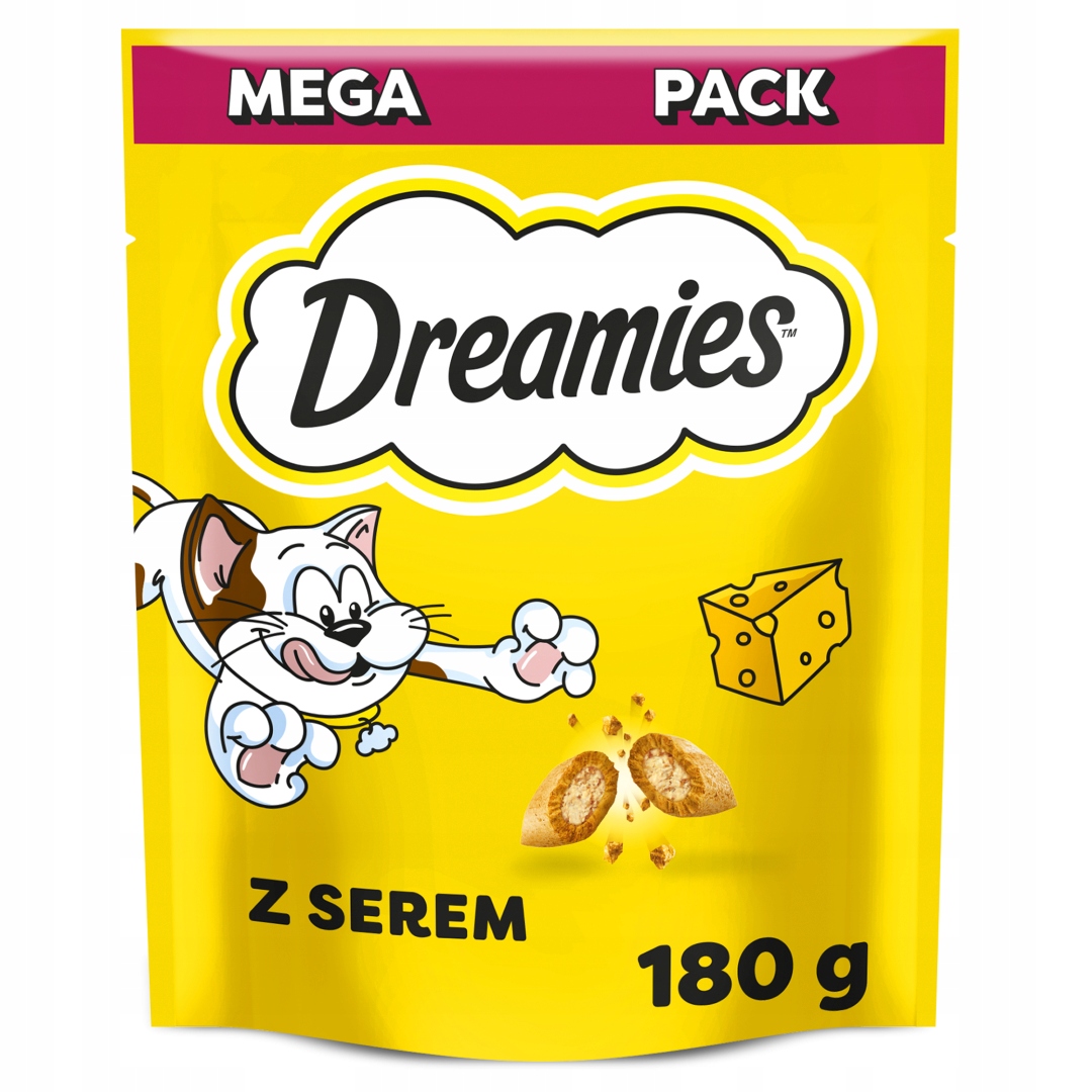 Dreamies Mega sajtos jutalomfalat, 180 g