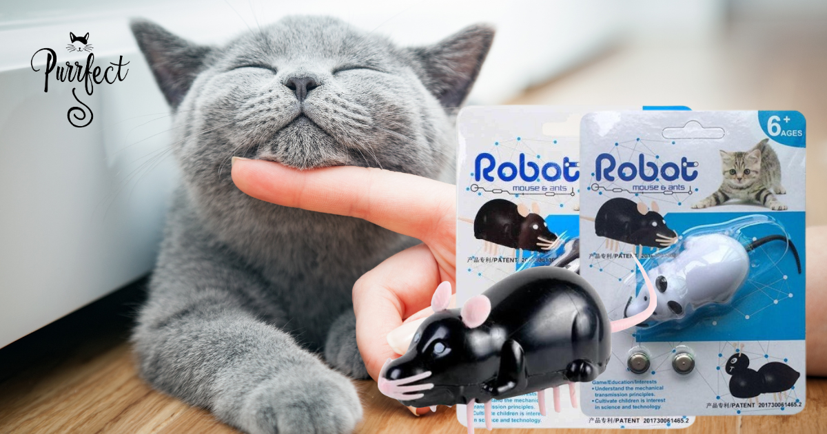 Purrfect Robot Egér Macskajáték