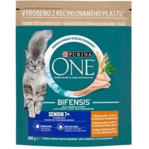 Purina One Senior 7+ Száraz Macskaeledel 7 éves és idősebb macskák számára