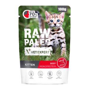 Raw Paleo Kitten Beef 100g