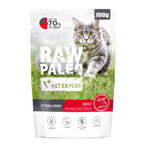 Raw Paleo Sterilised Cat Beef 100g