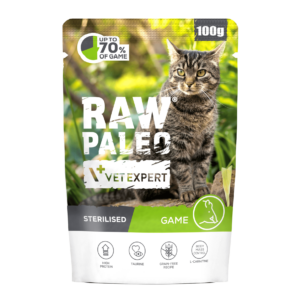 Raw Paleo Sterilised Cat Game 100g