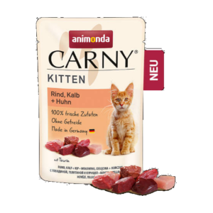Animonda Carny Kitten (marha,borjú,csirke) alutasakos - Kölyök macskák részére (85g)