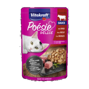 Vitakraft Poésie Déli Sauce - nedvestáp (marhával) macskák részére (85g)