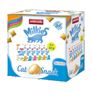 Animonda Milkies Multi-pack töltött párnácska - jutalomfalat - Macskák részére (6x30g)