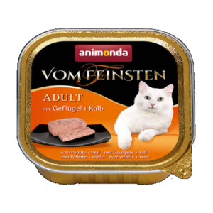 Animonda Vom Feinsten Adult (baromfi,borjú) alutálkás - Felnőtt macskák részére (100g)