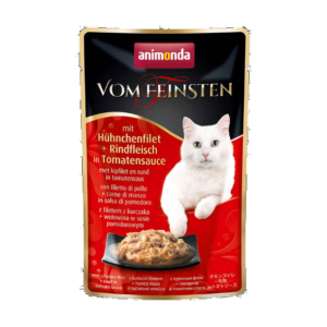 Animonda Vom Feinsten Pouch (csirkemell,marha-paradicsomszószban) alutasakos - Felnőtt macskák részére (50g) 18db