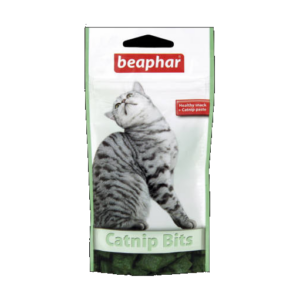 Beaphar Catnip Bits - jutalomfalat (macskamenta) macskák részére (35g)