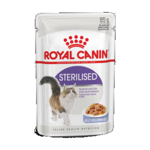 Royal Canin Feline Adult (Sterilized Jelly) - alutasakos (hús,kocsonya) eledel macskák részére (85g)