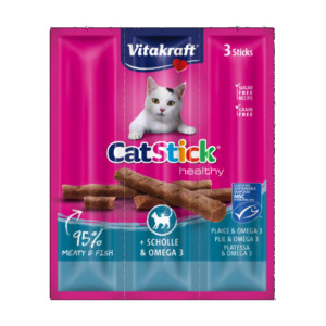 Vitakraft Cat Stick Mini - jutalomfalat (lepényhal,omega 3) macskák részére (3x6g)