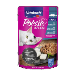Vitakraft Poésie Déli Sauce - nedvestáp (tőkehal) macskák részére (85g)