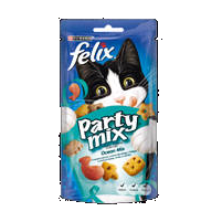 Felix Party Mix Ocean Mix (lazac,pisztráng) jutalomfalat - macskák részére (60g)