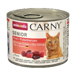 Animonda Carny Senior (marha,szív) konzerv - Idős macskák részére (200g)