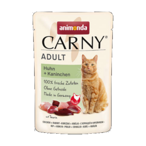 Animonda Carny Adult (csirke,nyúl) alutasakos - Felnőtt macskák részére (85g)