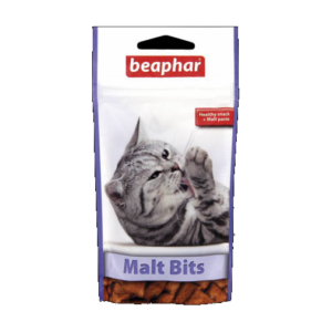Beaphar Malt Bits - jutalomfalat (maláta krémmel) macskák részére (35g)