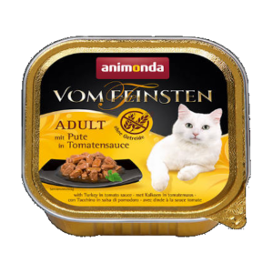 Animonda Vom Feinsten No Grain (pulyka-paradicsomszószban) alutálkás -Felnőtt macskák részére (100g)