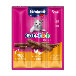 Vitakraft Cat Stick Mini - jutalomfalat (szárnyas,máj) macskák részére (3x6g)