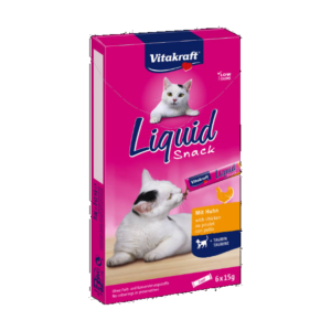 Vitakraft Cat Liquid Snack - jutalomfalat szósz (csirke,taurin) macskák részére (6x15g)