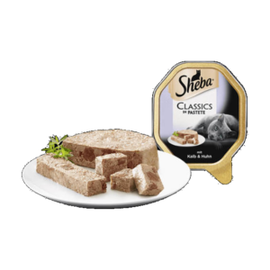 Sheba Adult Alutálcás - Borjú és csirke pástétom (85g)