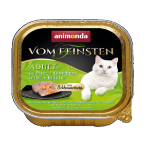 Animonda Vom Feinsten Gourmet (pulyka,csirkemell,gyógynövény) alutálkás -Felnőtt macskák részére (100g)